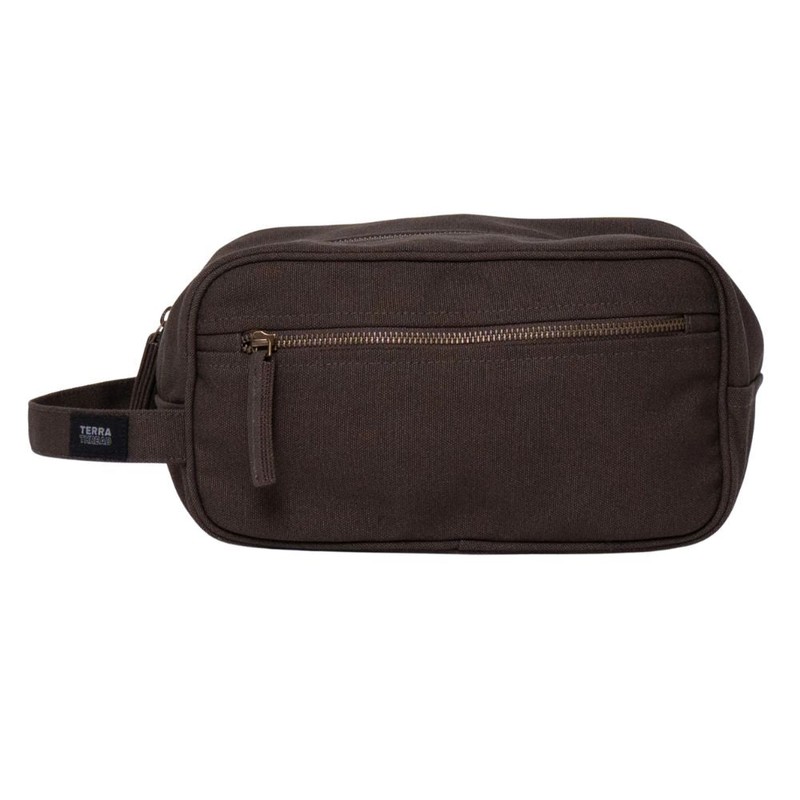 Terra Thread Toiletry Bag, Black