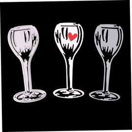 DOITOOL 3Pcs Reusable Carbon Steel Cutting Dies for DIY Embossing Convenient Metal Die Cuts for Scrapbooking and Card Making for Crafting Greeting Cards