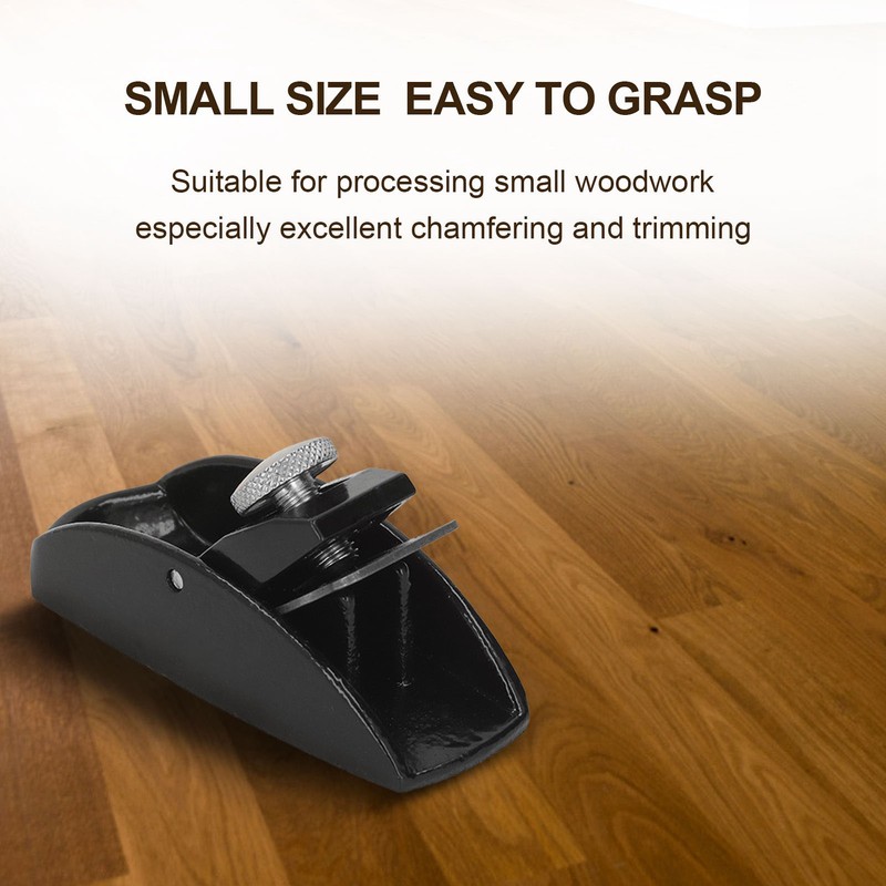 Mini Wood Planer Carbon Steel Cutting Depth Adjustable Incisive European