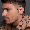 Oxidised Sterling Silver Ear Cuff for Men Earring Men Ear