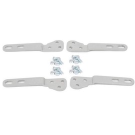 VideoSecu VESA Extender Adapter Extension Plate for TV Wall Mount Bracket, LCD LED Mount Accessory (Silver Color) MLE100S W40