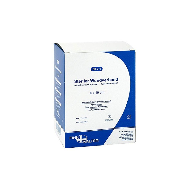 Fink & Walter Sterile Wound Dressing 8 x 10 cm