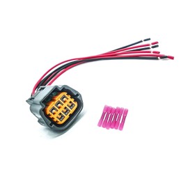 6Pin Connector Plug Assembled with 18 AWG Line for Electronic Throttle Body Sensor 6189-1102 6189-0766 ETB0013 (1 PCS)