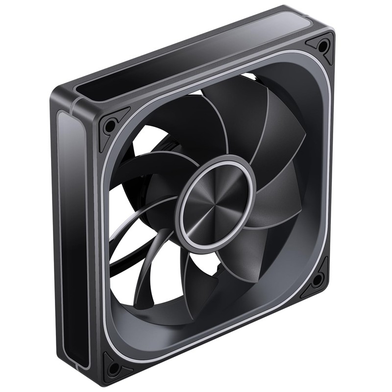 JONSBO ZA-120BR (Reverse) PC Case Fan, Reverse Blade,Silent Computer ARGB