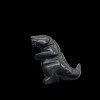 Unbranded T-Rex Dinosaur Obsidian Tyrannosaurus Rex Animal Figurine | 21x18.5x7mm