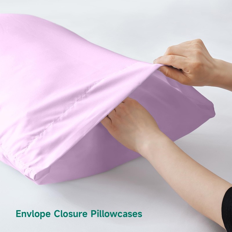 Z-hom Queen Bed Sheets Set, 4 Piece Upgraded & Certified