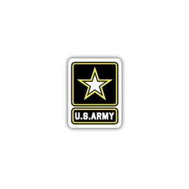 Sticker US Army Logo Stars and Stripes Emblem USA 7 x 5 cm A1711