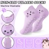 Geyoga 6 Pack Grip Cat Socks for Women Cute Yoga