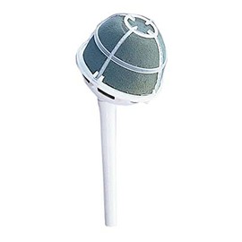 OASIS® Wedding Belle® Bouquet Holder - White - Medium with Slanted Handle - Ideal Size for The Flower Girl - Made in The USA - Do Not use with Artificial Flowers