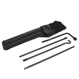 ACZCR Spare Tire Wrench Set Spare Tire Jack Handle Wheel Lug Wrench Fit For Toyota For Tacoma 2005-2017 RED769074 with Bag