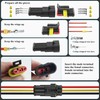 1014pcs 63 Sets,Waterproof Automotive Wire Connectors Kit, 1-6 Pin