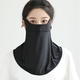 [Gihoe Gongjakso] Face and Neck Sunshade for Golf, Exercise, and Outdoor Activities Sunshade Mask Gray 3ea