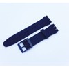 Lijinlan Replacement Silicone Band for Swatch 17mm 19mm 20mm, Waterproof