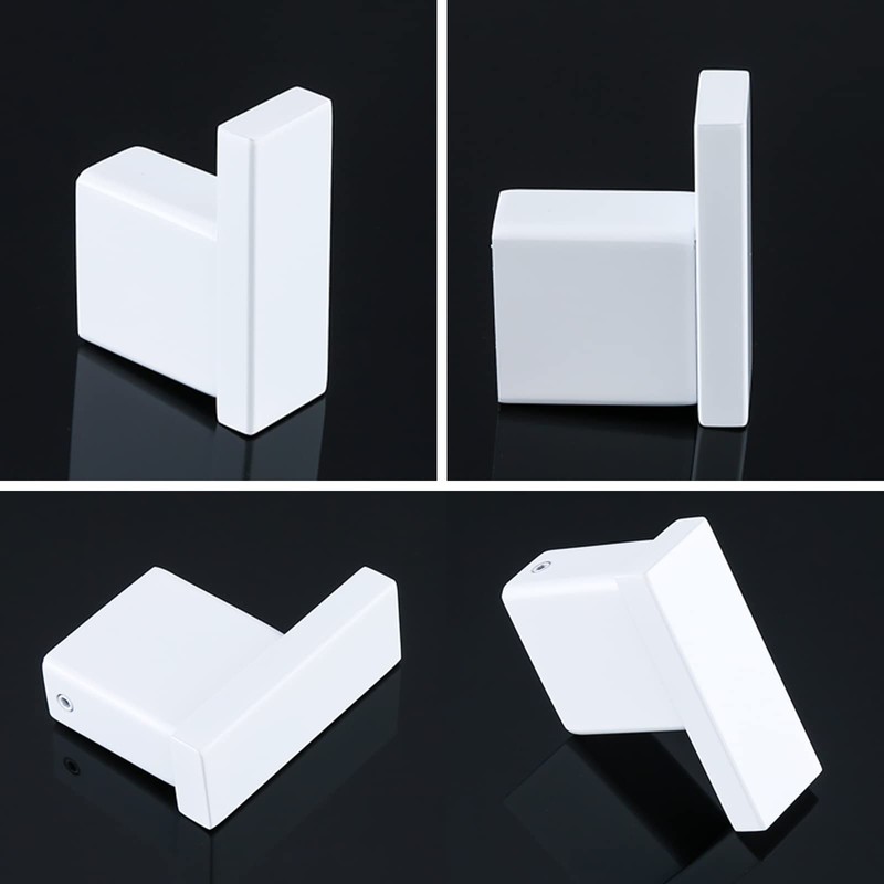 RANDOM Matte White Towel Hooks Bathroom Hardware Accessories Hook 304