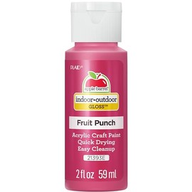 Apple Barrel Pintura acrílica con acabado brillante, 2 oz., Ponche de frutas