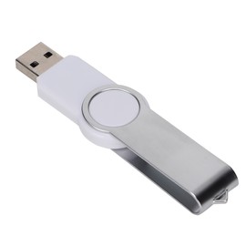32G ABS Portable Rotary Cap USB2.0 U Disk for Windows Vista/7/10/Mac White