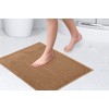 Emma Barclay Noodle Soft Touch Non-Slip Bathroom Rug in Walnut