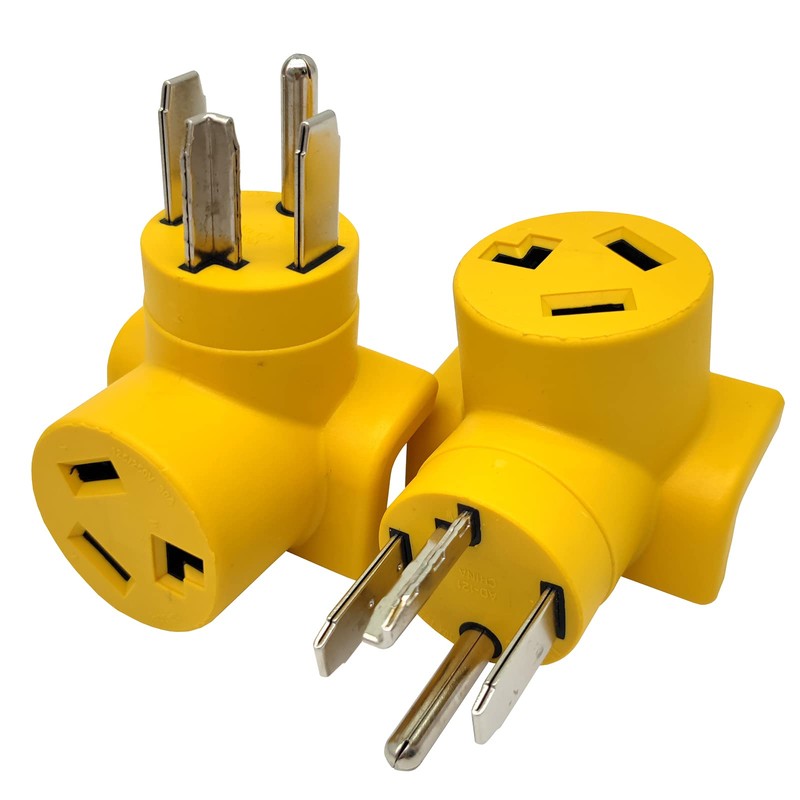 Parkworld 63166 Dryer Adapter NEMA 14-30P to 10-30R Compact Adaptor,