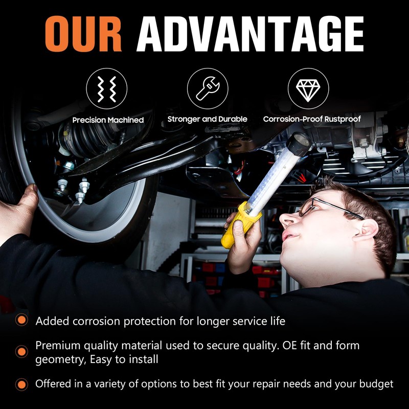 10PCS Front Upper Control Arms Suspension Kits Ball Joint Assembly