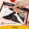 Aieino 2pcs Toiletry Bags, Clear Travel Toiletries Bag Airport Security