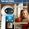 Kinnkall Indoor Security Camera 1.5" Display for Baby & Pet