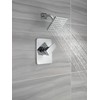 Delta Modern 14 Series Shower Faucet Set, Chrome Shower Head