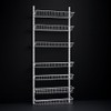 Jumbl 24" Wide Adjustable Door/Wall Mount Hanging Spice Storage Rack