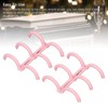 50PCS Comb Binding Spine 16mmx3 Rings PP Multifunctional Book Binder