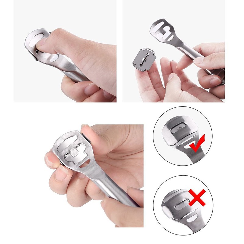 Econtal Callus remover, callus rasp foot, callus scraper for foot