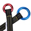 Durable Climbing Rescue Wire Lanyard with Two Hanging Rings for