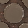 Bico Reactive Glaze Dark Grey 7 inch Stoneware Salad Plates