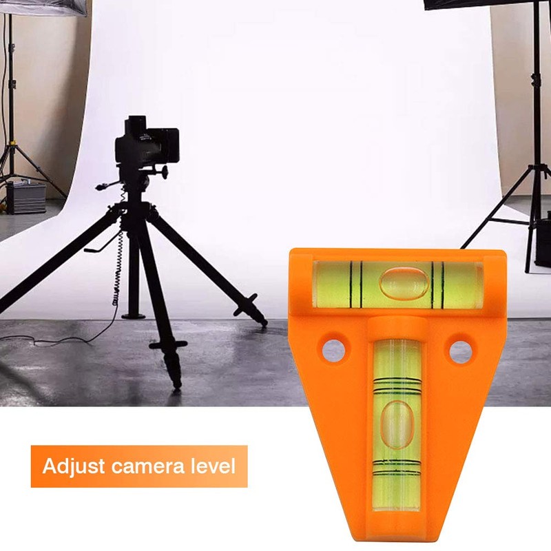 Mini Spirit Level for Caravan and Motorhome Levelling, Orange, Portable