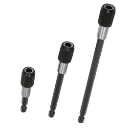 Pack of 3 Hex Shank Post Set 1/4" Hex Shank Drill Bit Holder Magnetic Screwdriver Nut Drill Bit Holder Extension Kit