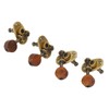 2R2L Ukulele Tuning Peg Metal Rosewood Machine Head Tuners for