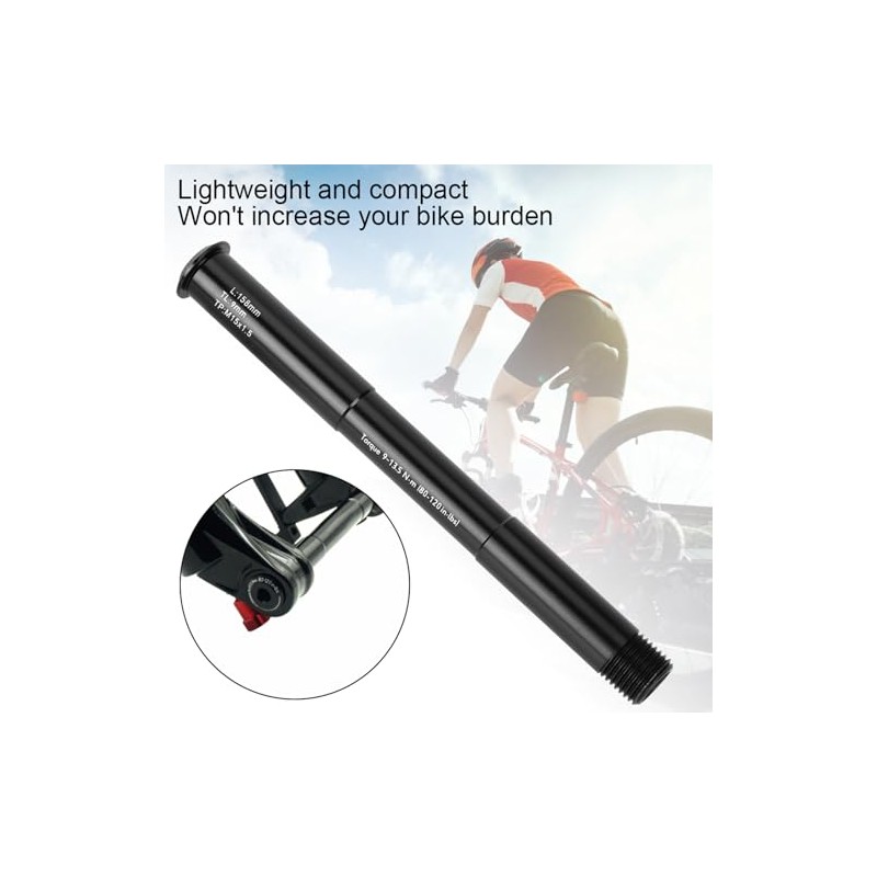Thru Axle 158L Bicycle Front Wheel 15 x 110 mm,