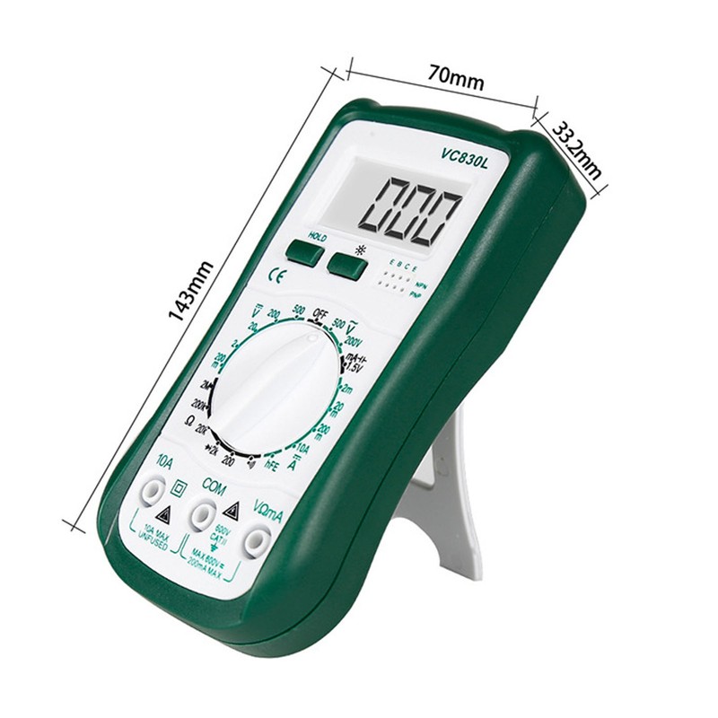 Digital Multimeter Pocket Mini Electrical Tester for Voltage Current Resistance