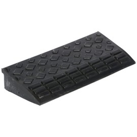 Vestil RCR-23 Heavy Duty Rectangular Rubber Ramp , 9.6875" Length, 23.625" Width, 3.625" Height,Black