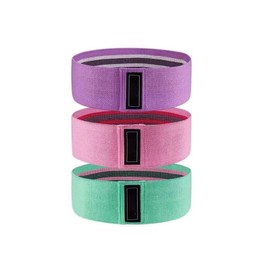 Weenwill Resistance Bands,Set of 3 Exercise Elastic Band for Strength Training Non-Slip Booty Bands Workout Fitness Bands for Women Men Beginners Athletes Strength Training,Yoga,Pilate