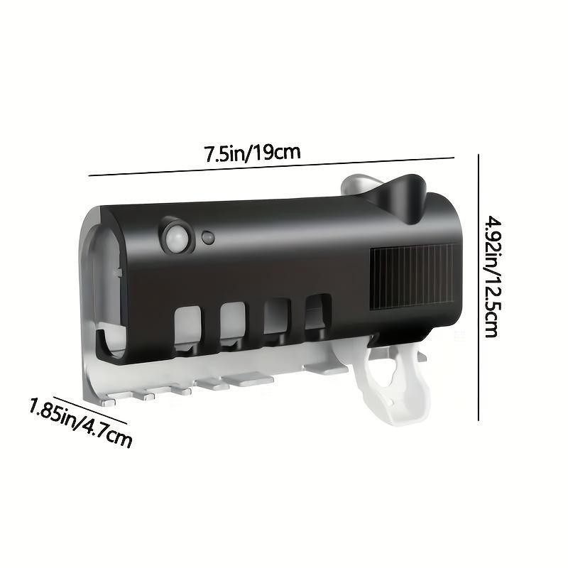 Smart UV Toothbrush Sterilizer & Holder with Auto Shutoff -