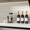 Soulscrafts Hexagon Peel and Stick Backsplash Tile for Kitchen Bathroom
