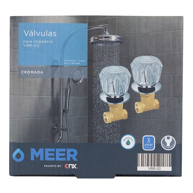 CNX Juego De 2 Llaves Para Regaderas Con Un Acabado