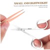 WOONEKY 6pcs Complete Eyebrow Care Kit Tweezers Set Brow Clip
