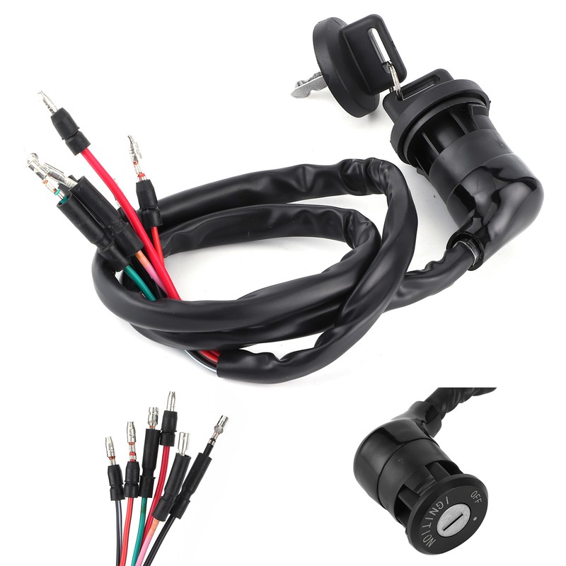 Ignition Switch with 2 Keys Replacement Parts Fit for Honda