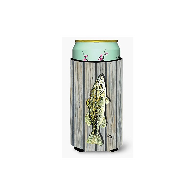 Caroline's Treasures 8493TBC Fish Bass Small Mouth Tall Boy Hugger