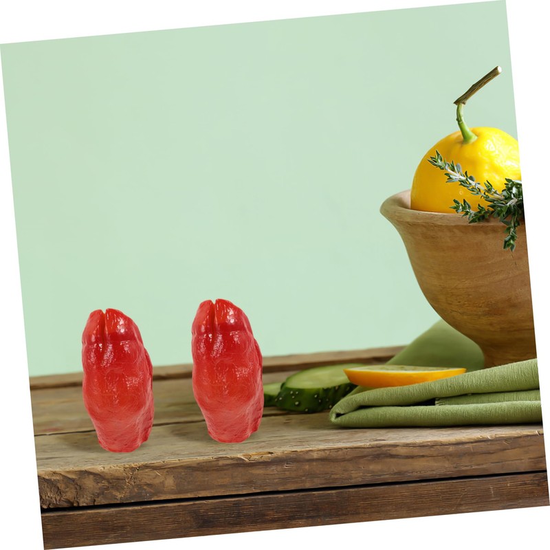 KICHOUSE 6 Pack Mini Pig Feet Prop Realistic Simulation Food