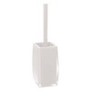 MSV Anzio Toilet Brush with Hygienic Container White