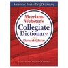 Merriam-Webster 11th Edition Collegiate Dictionary Printed/Electronic Book, red, 2.1"" x