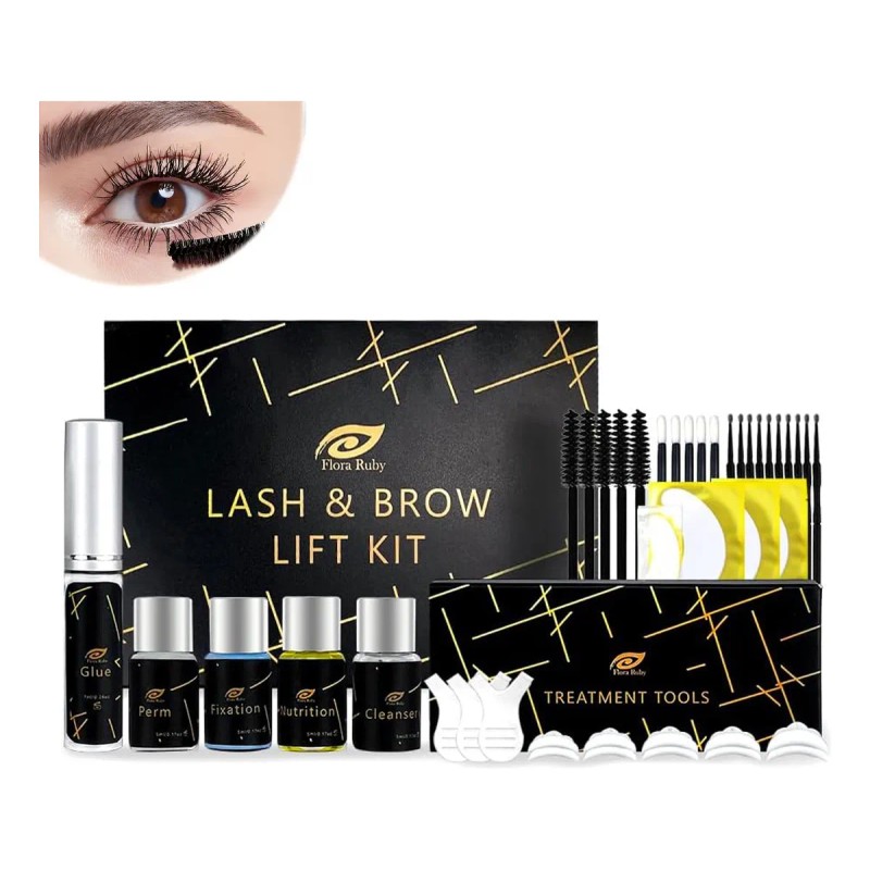 Kit Lash Lifting Rizado De Pestañas 2 En 1 Para