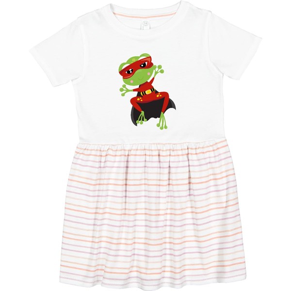 inktastic Superhero Frog, Cute Frog, Green Frog, Mask, Cape Toddler