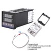 Nikou Digital Thermostat- 0℃~1300℃ AC110V-240V Intelligent Thermostat Alarm REX-C100 Digital